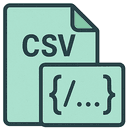 CSV to JSON icon